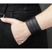 Leather cuff bracelet for men or women, code 3535st