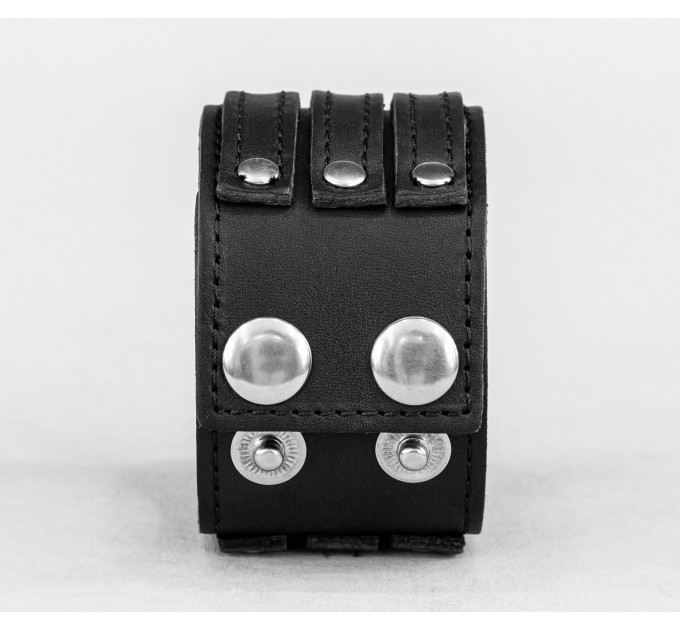 Leather cuff bracelet for men or women, code 3535st
