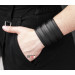 Leather cuff bracelet for men or women, code 3536