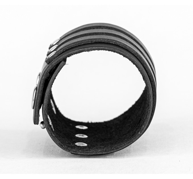 Leather cuff bracelet for men or women, code 3536
