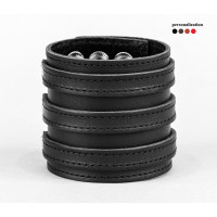 Leather cuff bracelet for men or women, code 3536st