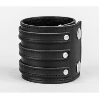 Leather cuff bracelet for men or women, code 3536st