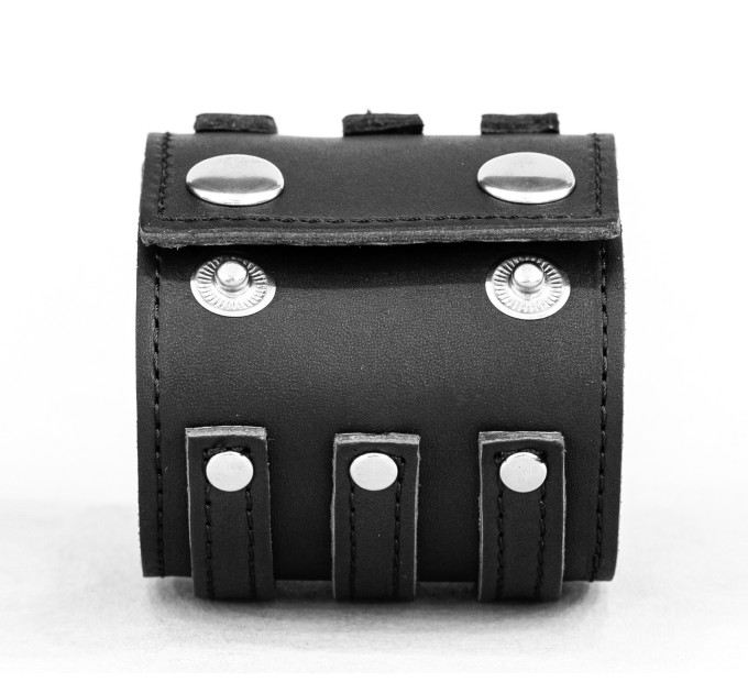 Leather cuff bracelet for men or women, code 3536st