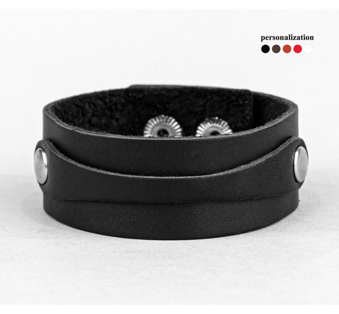 Leather bracelet for men or women, code 3540