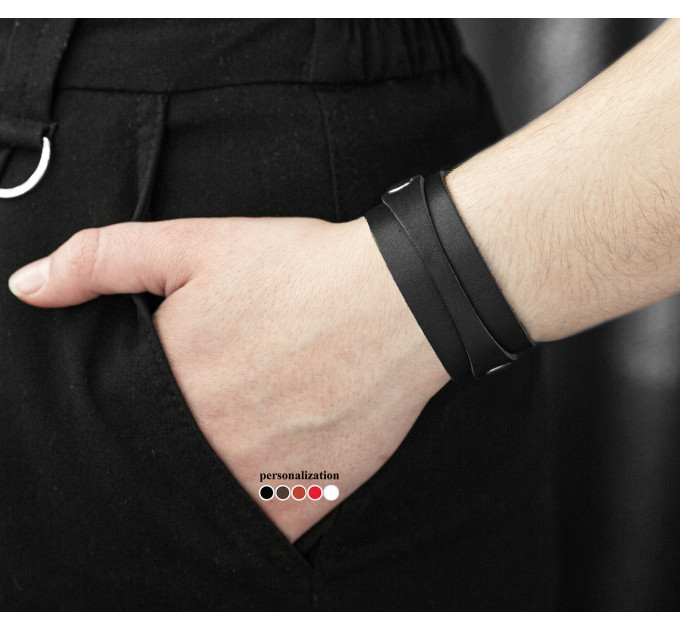 Leather bracelet for men or women, code 3540