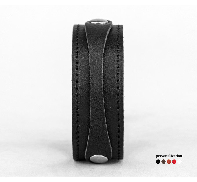 Leather bracelet for men or women, code 3540st