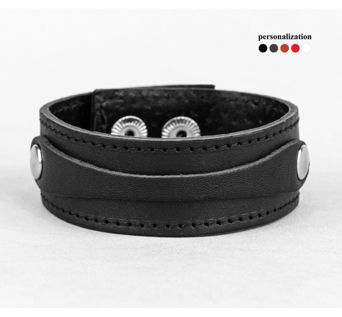 Leather bracelet for men or women, code 3540st