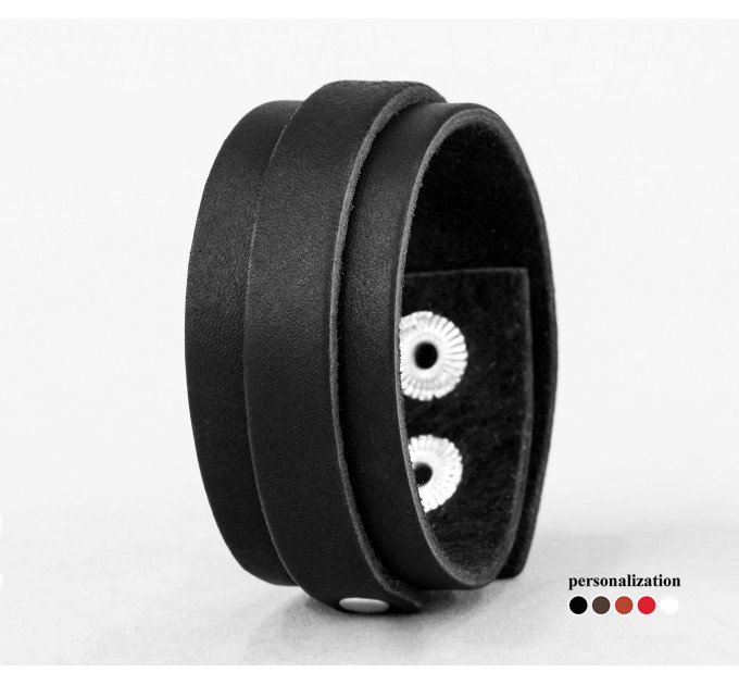 Leather bracelet for men or women, code 3541