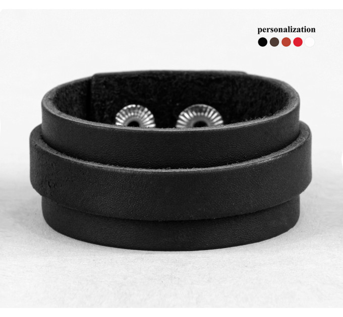 Leather bracelet for men or women, code 3541