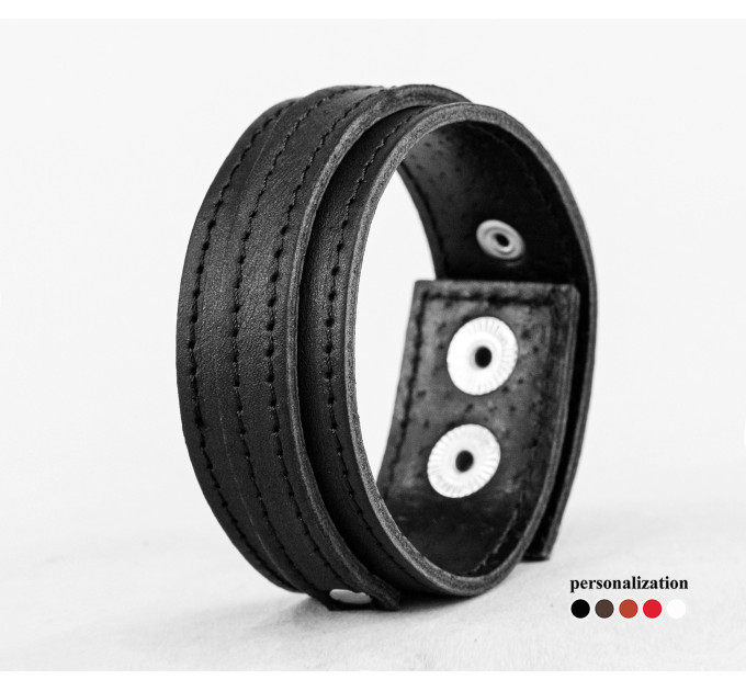 Leather bracelet for men or women, code 3541st