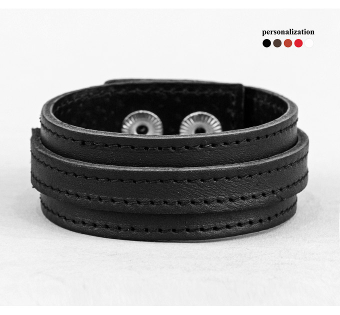 Leather bracelet for men or women, code 3541st