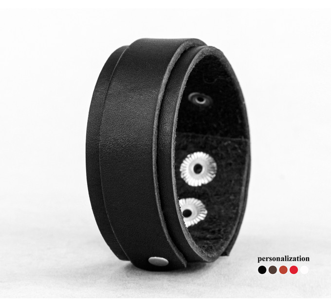 Leather bracelet for men or women, code 3542