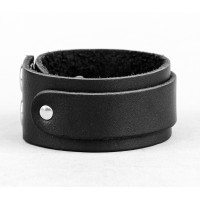 Leather cuff bracelet for men or women, code 3543