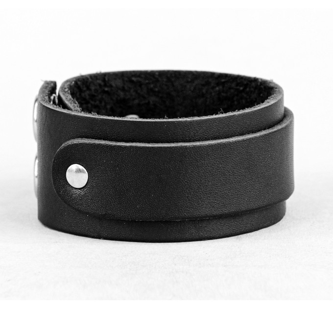 Leather cuff bracelet for men or women, code 3543