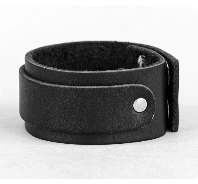 Leather cuff bracelet for men or women, code 3543
