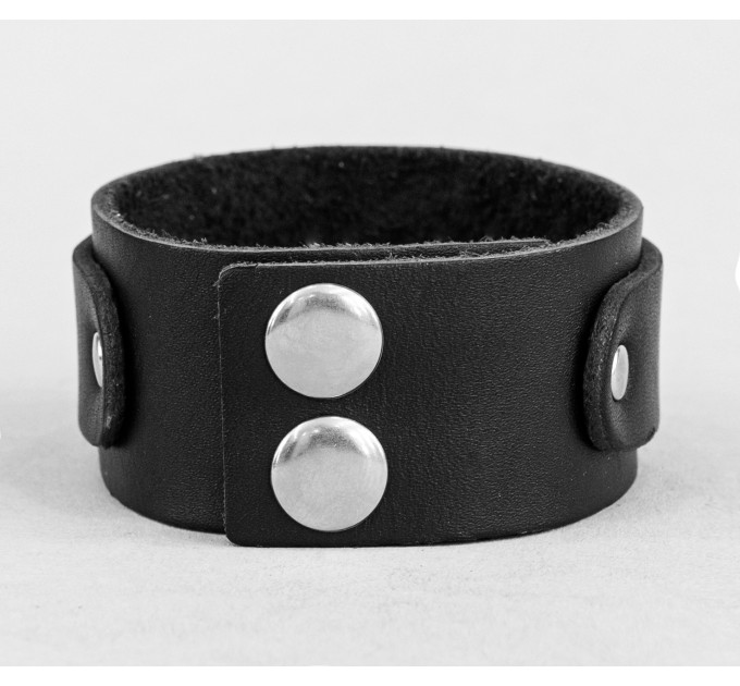 Leather cuff bracelet for men or women, code 3543