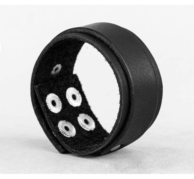 Leather cuff bracelet for men or women, code 3543