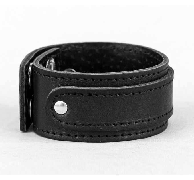 Leather cuff bracelet for men or women, code 3543st
