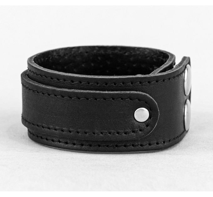 Leather cuff bracelet for men or women, code 3543st