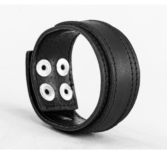 Leather cuff bracelet for men or women, code 3543st