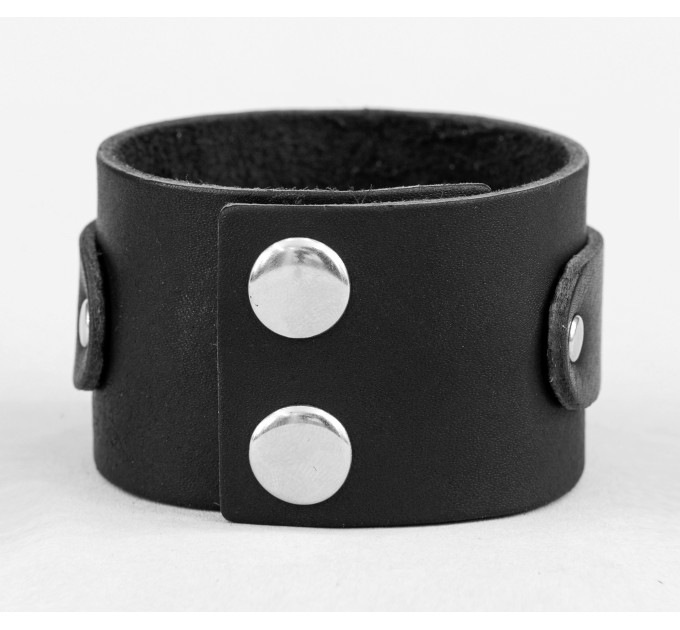 Leather cuff bracelet for men or women, code 3544