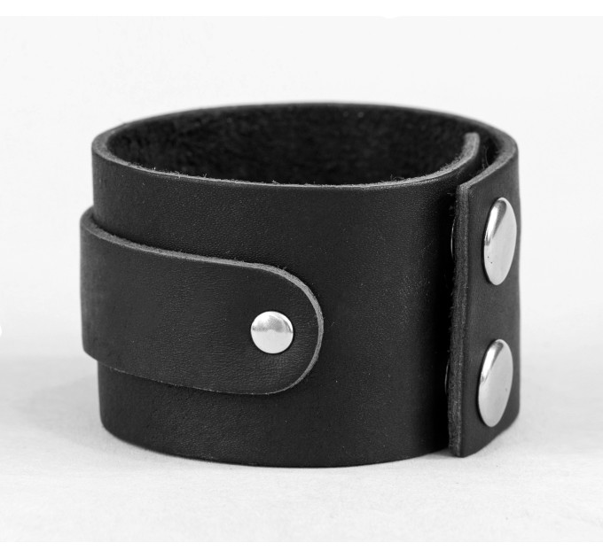 Leather cuff bracelet for men or women, code 3544