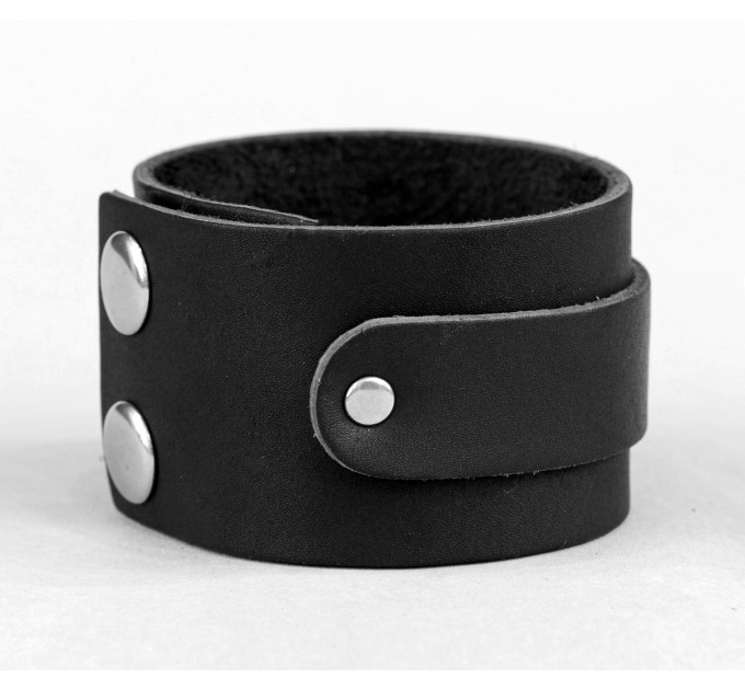 Leather cuff bracelet for men or women, code 3544