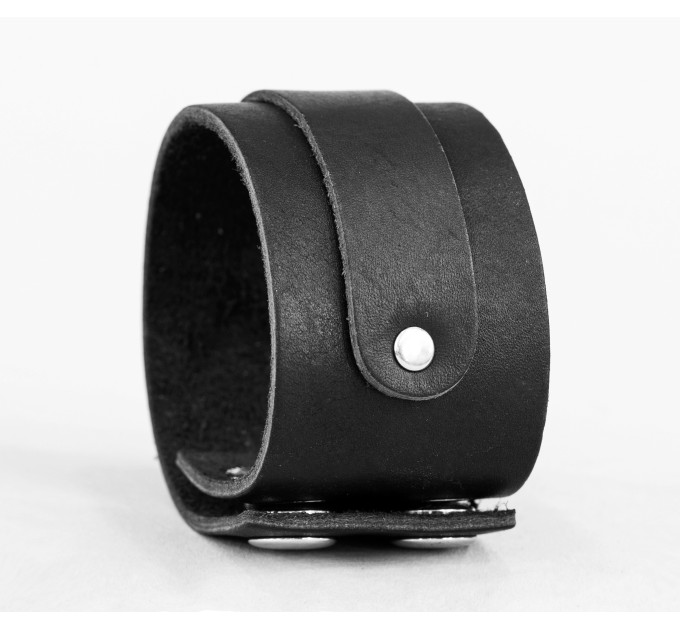 Leather cuff bracelet for men or women, code 3544