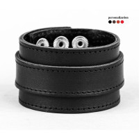 Leather cuff bracelet for men or women, code 3544st