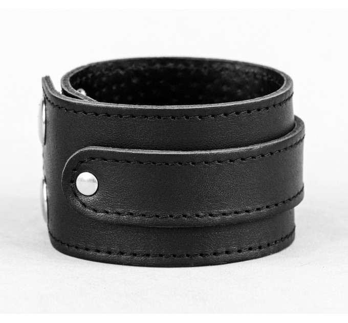 Leather cuff bracelet for men or women, code 3544st