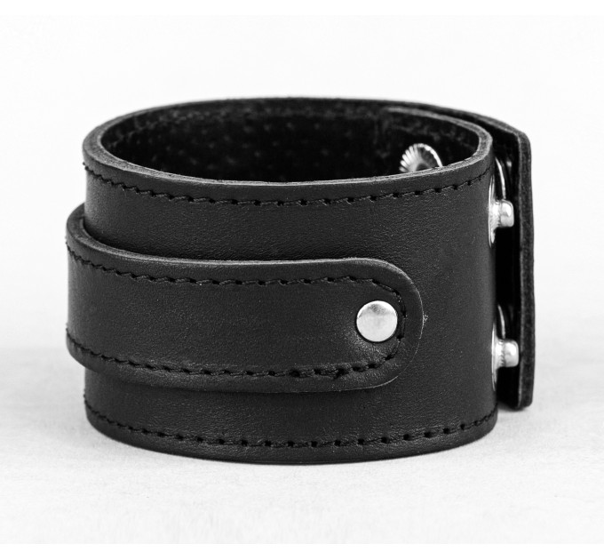 Leather cuff bracelet for men or women, code 3544st