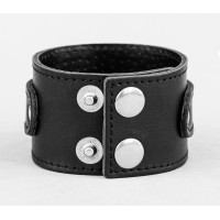 Leather cuff bracelet for men or women, code 3544st