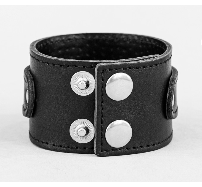 Leather cuff bracelet for men or women, code 3544st
