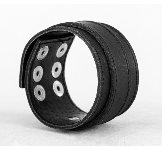 Leather cuff bracelet for men or women, code 3544st