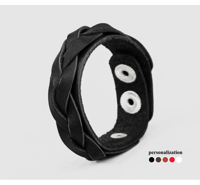 Leather bracelet for men or women, code 3549