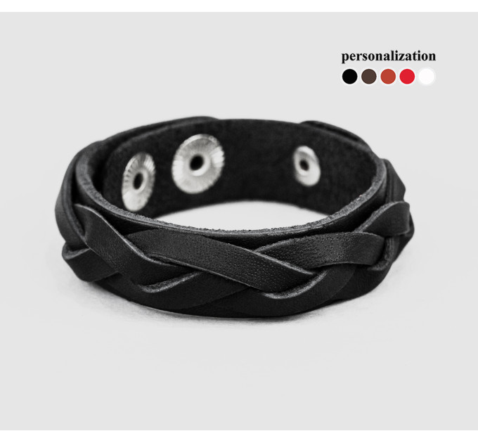 Leather bracelet for men or women, code 3549