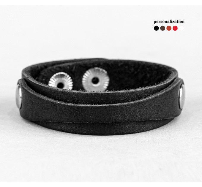 Leather bracelet for men or women, code 3550