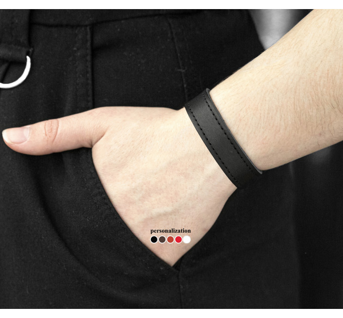 Leather bracelet for men or women, code 3551st