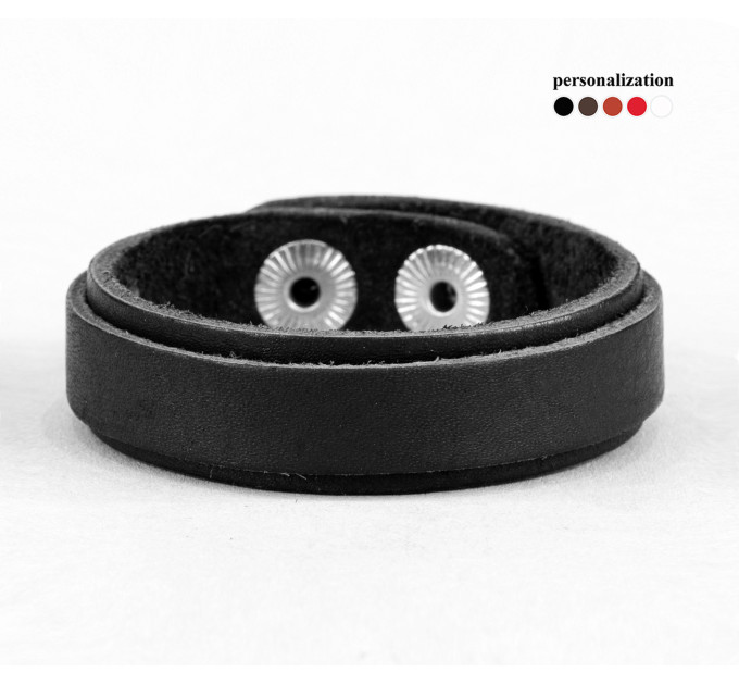 Leather bracelet for men or women, code 3552