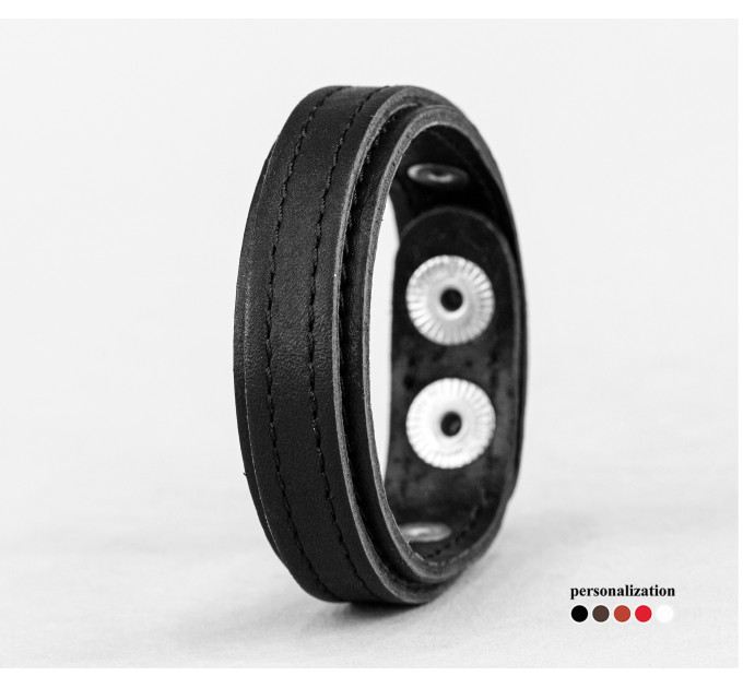 Leather bracelet for men or women, code 3552st