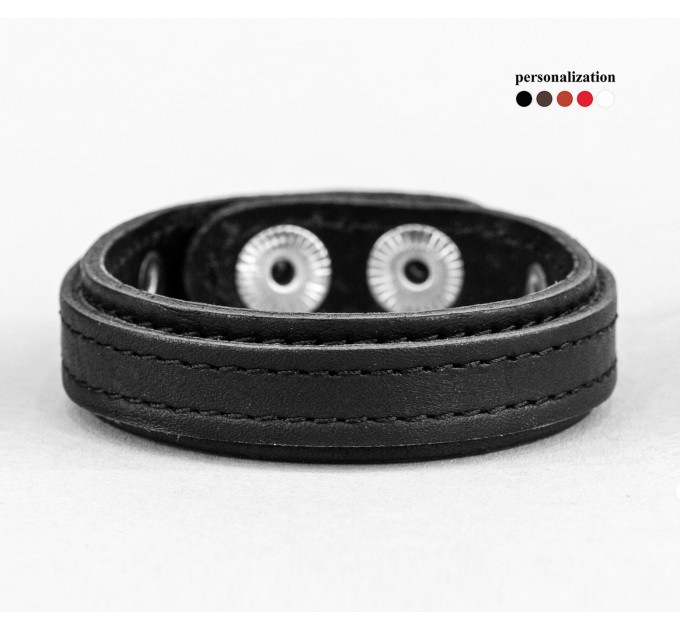 Leather bracelet for men or women, code 3552st