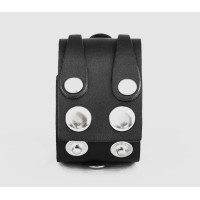 Leather cuff bracelet for men or women, code 3553