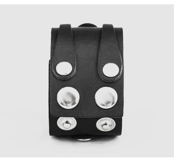 Leather cuff bracelet for men or women, code 3553