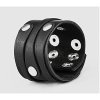 Leather cuff bracelet for men or women, code 3553