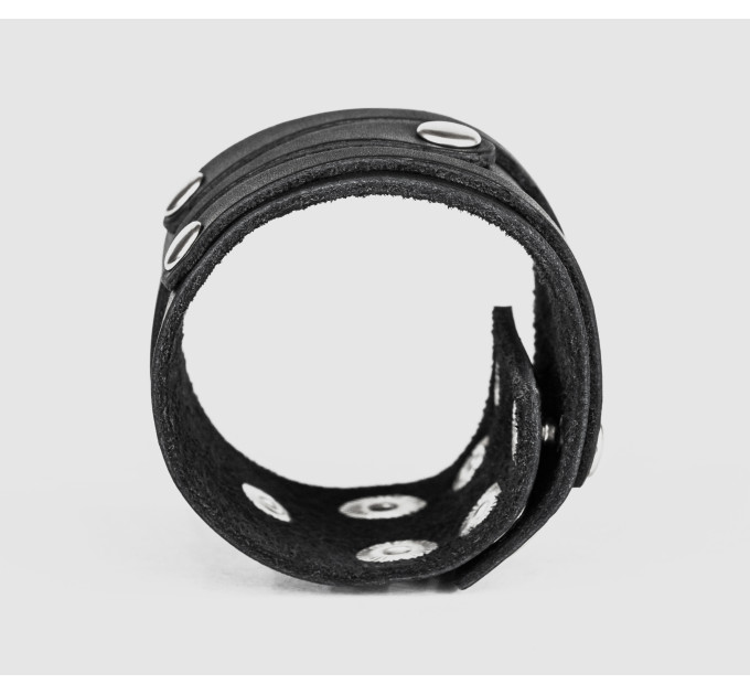 Leather cuff bracelet for men or women, code 3553