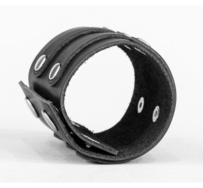 Leather cuff bracelet for men or women, code 3554