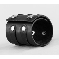 Leather cuff bracelet for men or women, code 3554