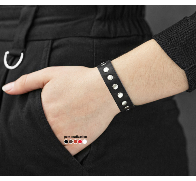 Leather bracelet for men or women, code 3556