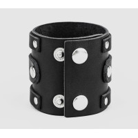 Leather cuff bracelet for men or women, code 3574