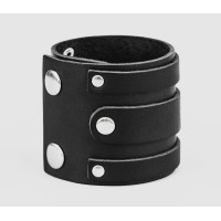 Leather cuff bracelet for men or women, code 3574